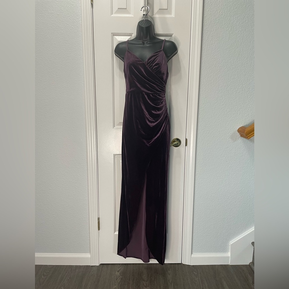 Jules & Cleo Velvet Long Dress Formal